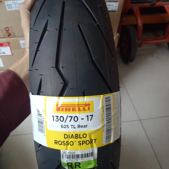 Ban Luar Pirelli Diablo Rosso Sport Ukuran 130/70-17 Tubeless