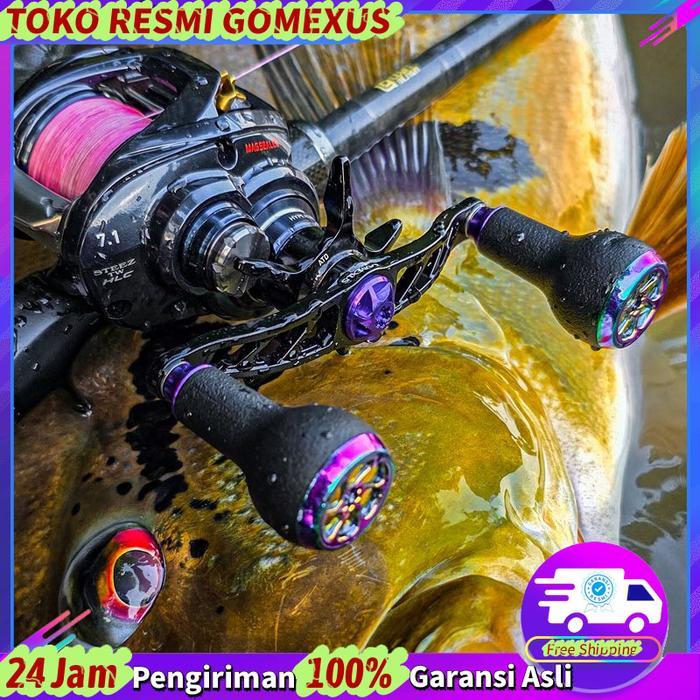 (Heavy Game) Gomexus Bdh-A27 Twin Handle Reel Bc Heavy Duty Dan Big Game Serat Aluminium 100Mm Tahan