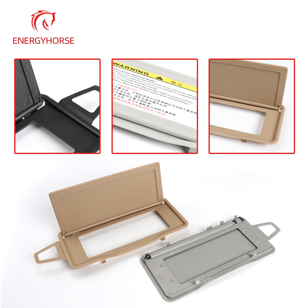 Left/Right Black Gray Beige Sun Shade Visor Makeup Cosmetic Mirror Cover For Mercedes Benz W220 S