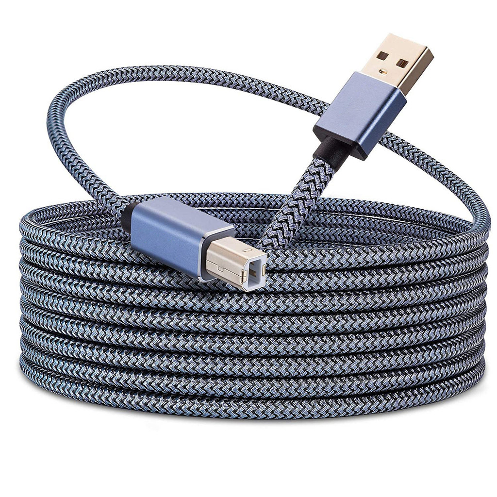 BELI SEKARANG 3m 5m 6m 8m USB Printer Cord 2.0 Type A Male to B Male Cable Scanner Cord High Speed C