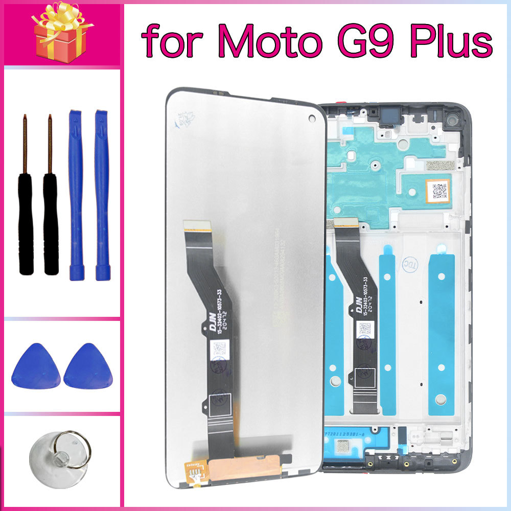 New LCD for Motorola Moto G9 Plus LCD Display Touch Screen Assembly Replacement for Moto G9 Plus