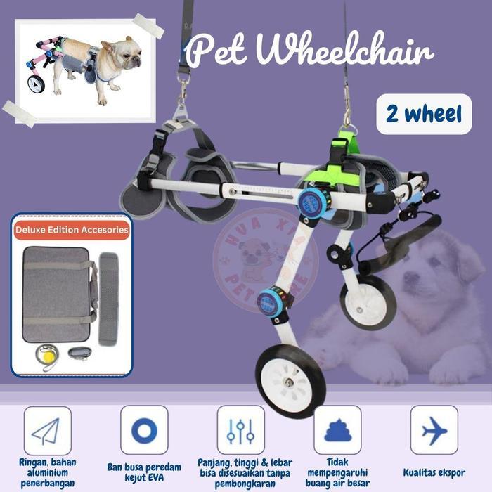 Ready Pet Wheelchair Kursi Roda Alat Bantu Jalan Kucing Anjing - Luxury