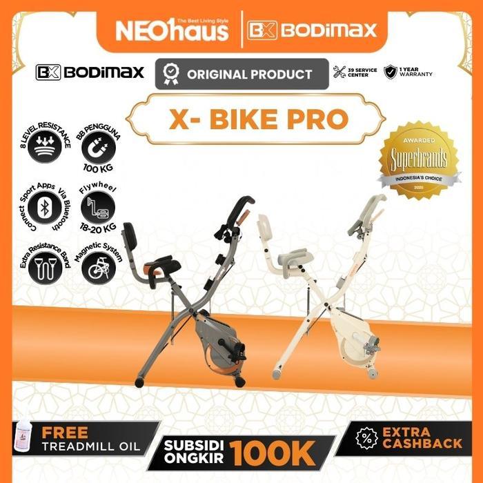 BODIMAX X-BIKE PRO SEPEDA STATIS /ALAT FITNESS/SEPEDA STATIS/MAGNETIC X-BIKE