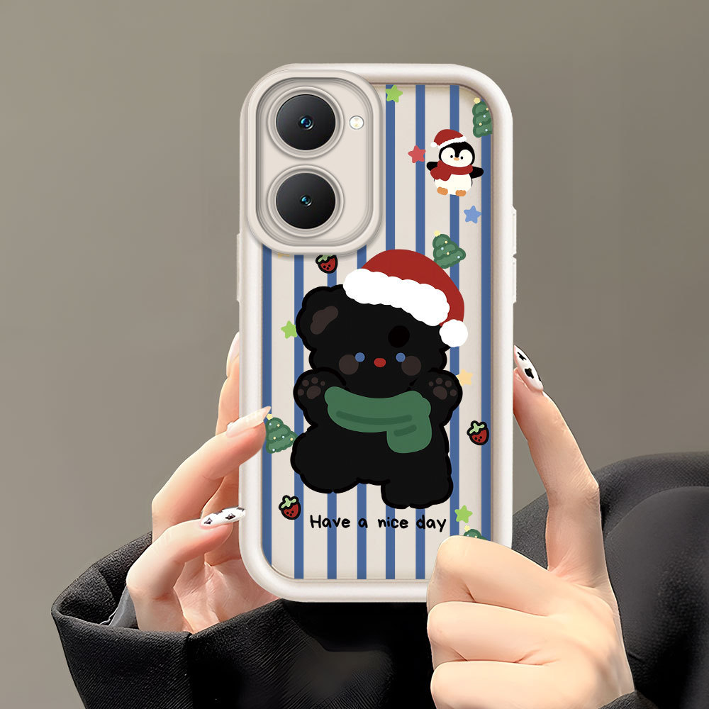 Casing Hp Untuk VIVO Y03 Y18 Y18E Phone Case Softcase Soft Imut Kesing Kartun Cassing DXH30 6105 TY