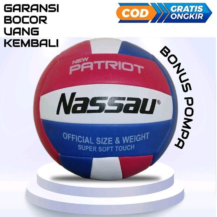 ASLI Bola Voly Nassau Voli B Bonus Pompa Volley READY STOCK