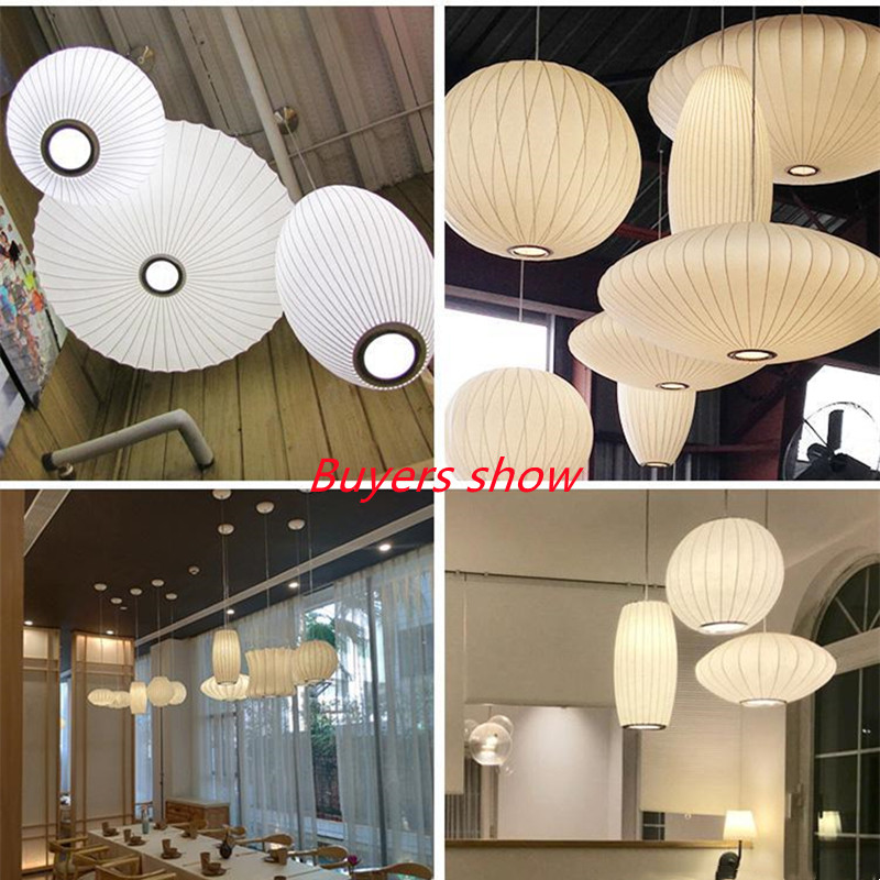 Denmark Designer Silk Pendant Lamp Living Room Hotel Hall Restaurant Hanglamp Home Decoration LED