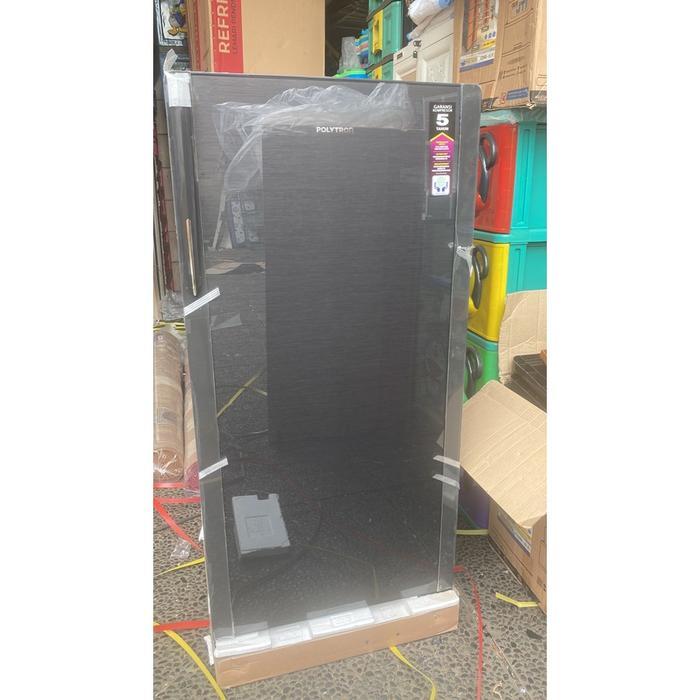 Kulkas Polytron 1 Pintu Glass Door 170 Liter Low watt KHUSUS BOGOR