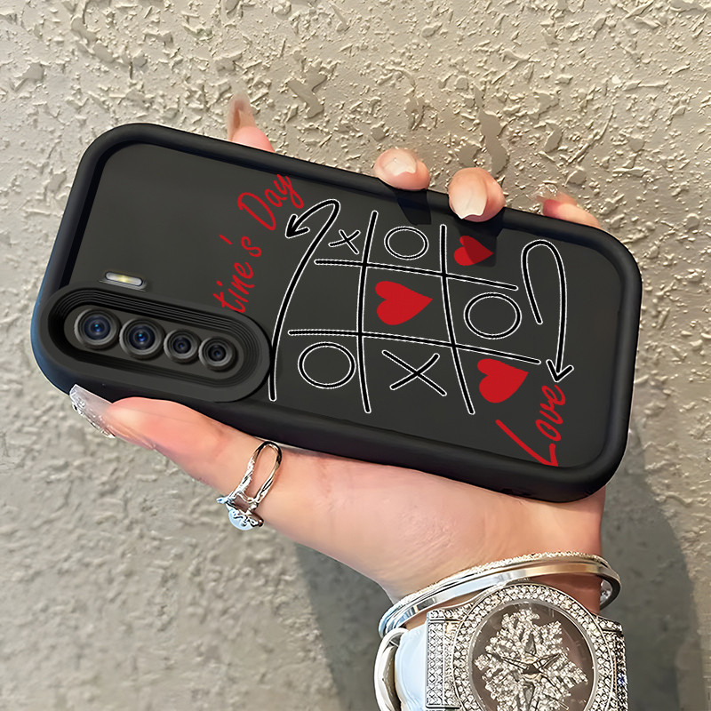 Casing Hp Untuk OPPO A91 OPPO F15 OPPO Reno 3 Case Casing pola Catur dan helm Cesing HP Kasing Kesin