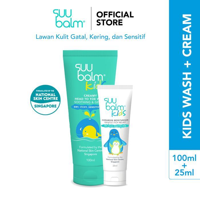 Travel Pack - Suu Balm Kids Body Wash 100ml+Suu Balm Kids Lotion 25ml
