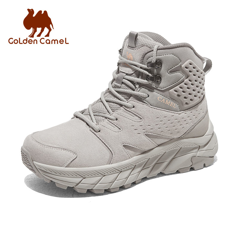 GOLDEN CAMEL Hiking Shoes Non-slip High-top Hiking Boots Wear-resistant Outdoor Waterproof Trekking