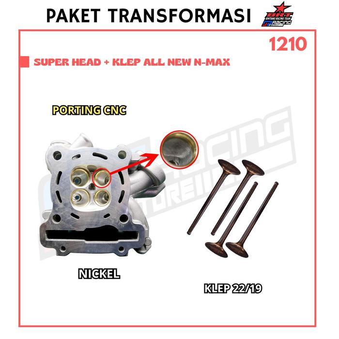 Brt Promo 1210 Head Nmax Porting Cnc + Klep