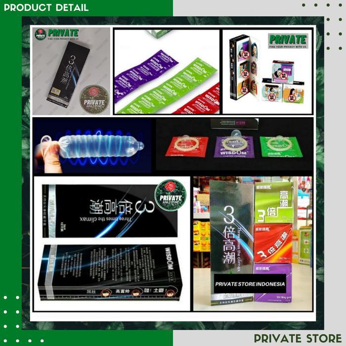 Dexie_Store Climax Three Condom Premium - Kondom Orgasmic Booster Gel Wanita Super Tipis Kuat Isi 12