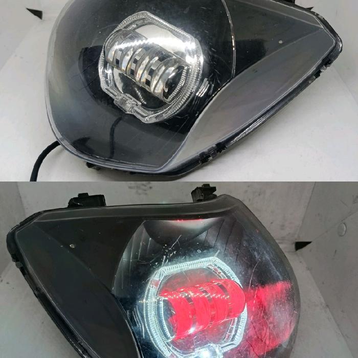 LAMPU DEPAN MEGAPRO MONOSHOCK LAMPU BILLED MEGAPRO NEW