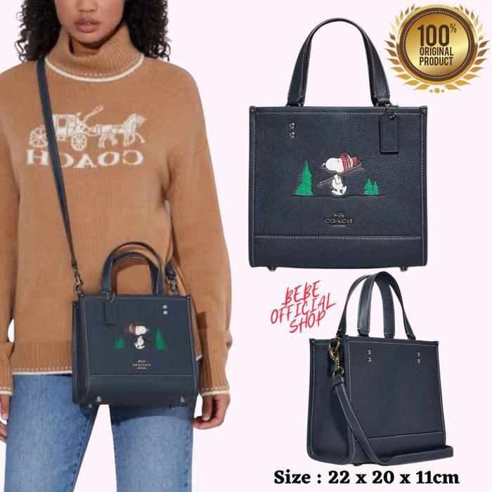 terlaris Tas Wanita Dempsey Tote 22 With Snoopy Tas Wanita Branded Tas Snoopy 100% ori