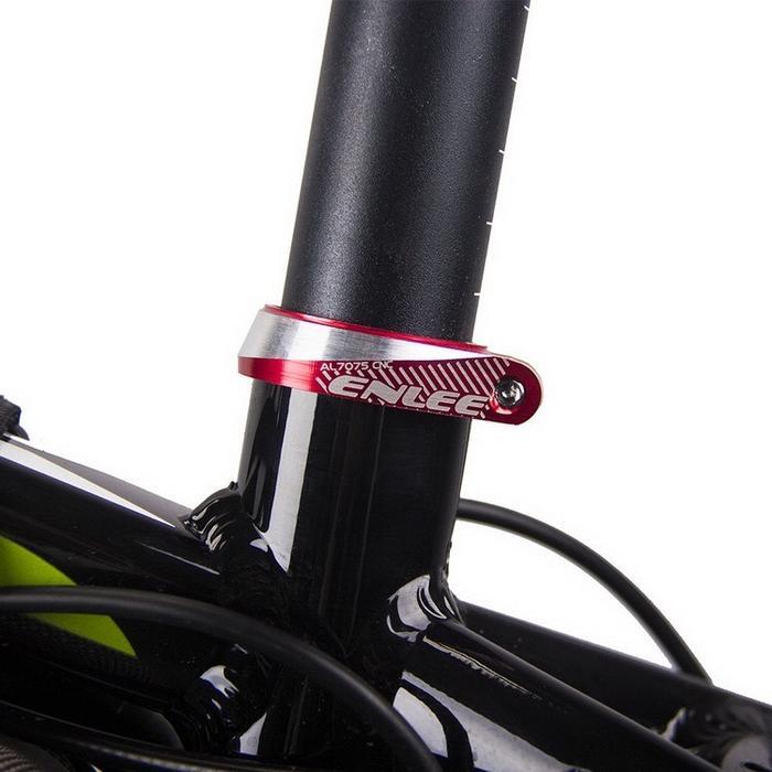 Clamp Seatpost Fit 30.9-34.9Mm Enlee Alloy Seatclamp Mtb Sepeda Lipat