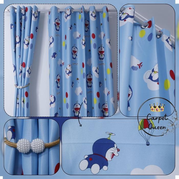 GORDEN SEMI BLACKOUT JENDELA MODEL SMOKERING STYLE KARAKTER ANAK