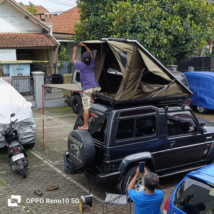 ROOFTENT HARDCASE / TENDA ATAP MOBIL / ROOF TOP TENT / TENDA CAMPING