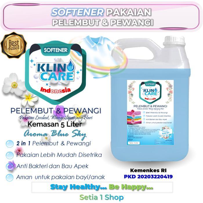 PEWANGI PELEMBUT PAKAIAN 5 LITER SOFTENER LAUNDRY WANGI TAHAN LAMA