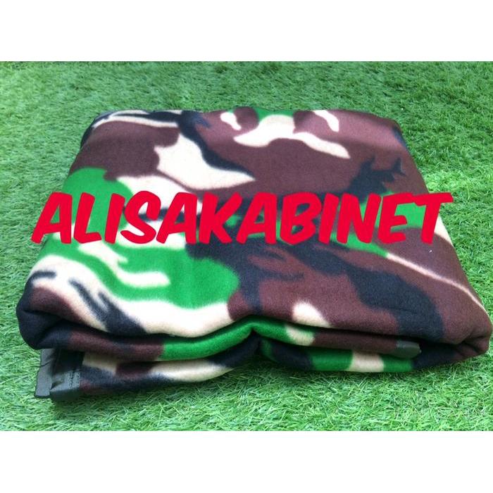 Selimut Woll Loreng Jatah TNI