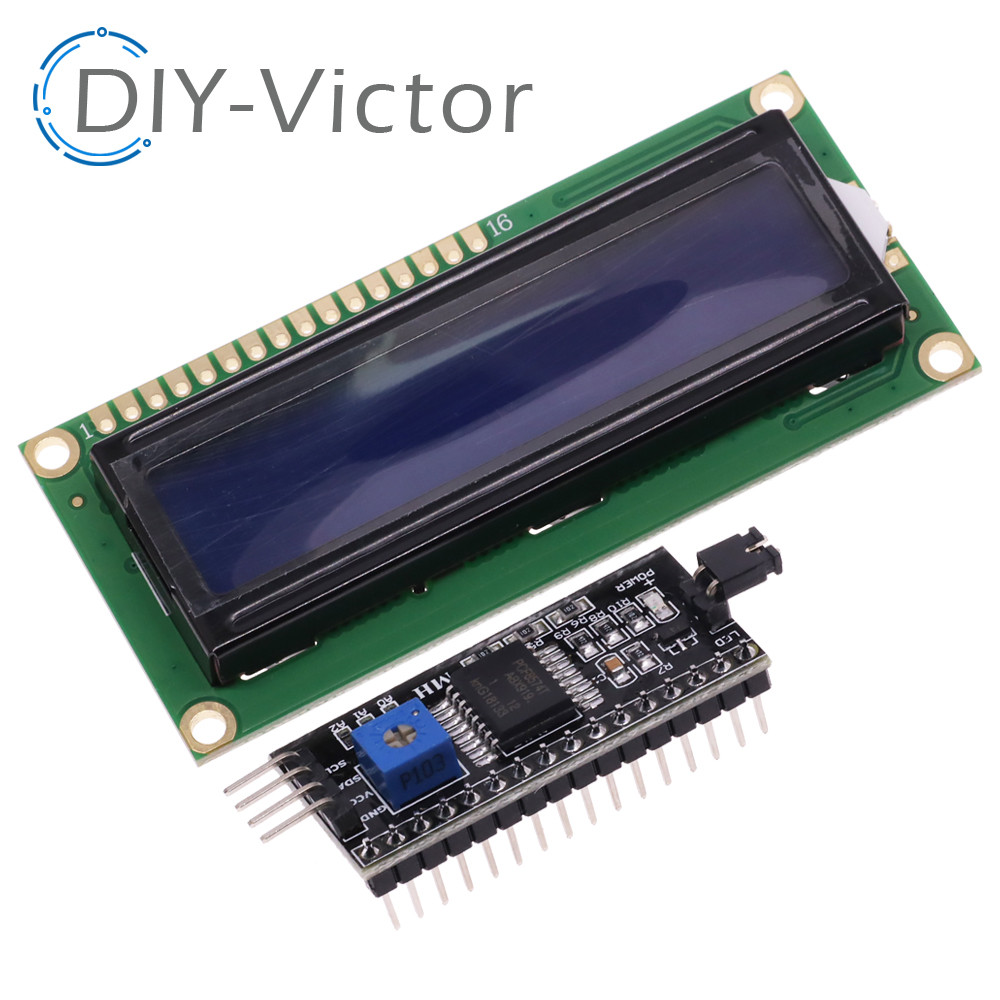 1602 16X2 Hd44780 For Arduino Character Lcd /W Iic/I2C Serial Interface Adapter Module