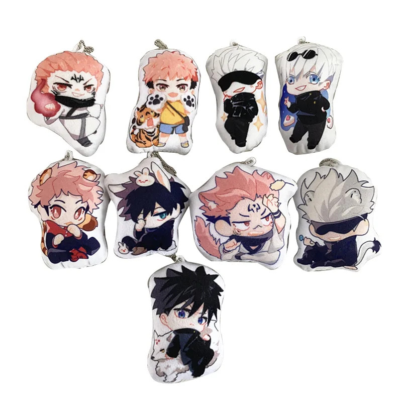 Anime Jujutsu Kaisen Soft Doll Pillow Ie Toy Yuji Itadori Gojou Satoru Fushiguro Megumi Doll