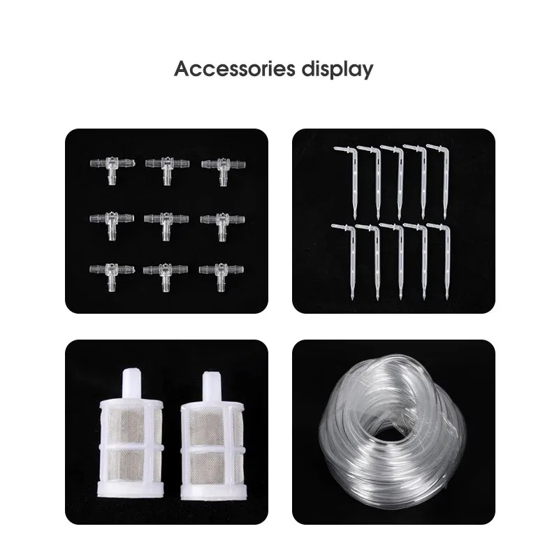 Solar Irrigation System Garden Automatic Drip Irrigation Kit Watering Timer Device Plant Irrigation