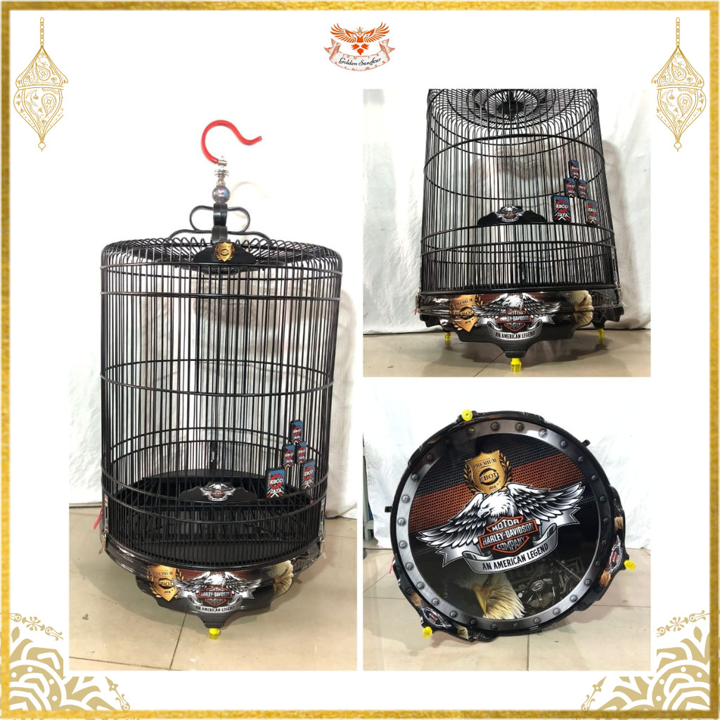 Sangkar Murai No2 Ebod Jaya Pvc Decal Klem Koper Harley Davidson