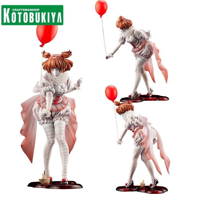 KOTOBUKIYA Original Anime Figure Terrifying Pretty Girl It Pennywise Action Figure Toys for Kids