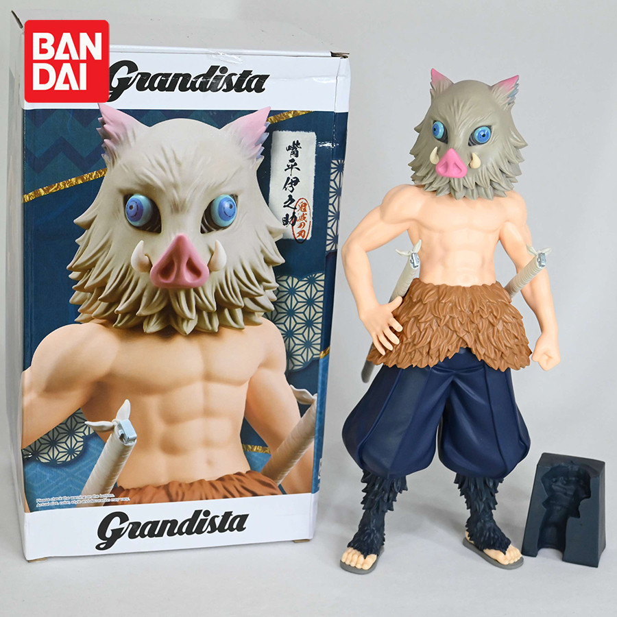 Banpresto Anime Demon Slayer Figurines Grandista GROS Hashibira Inosuke PVC Action Figures Anime