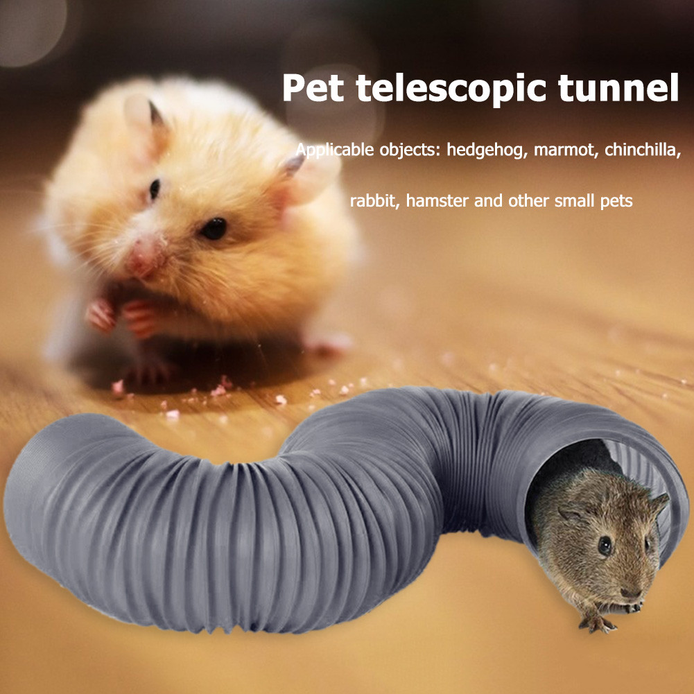 Small Animals Collapsible Tunnel Tubes for Rabbit Ferret Guinea Pig Hamster Toys