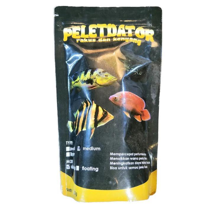 Peletdator Pakan Premium Predator Tenggelam pakan ikan tankmate pakan oscar pakan ikan sinking small