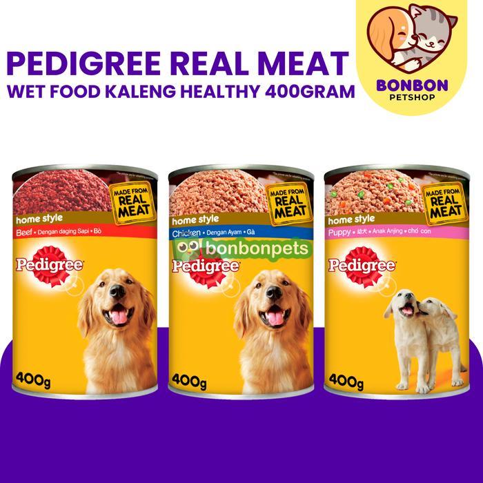 Pedigree Kaleng 400gr Puppy Makanan Basah Anjing Dog Wet food Can Pedigri Puppy Dog wet food kaleng