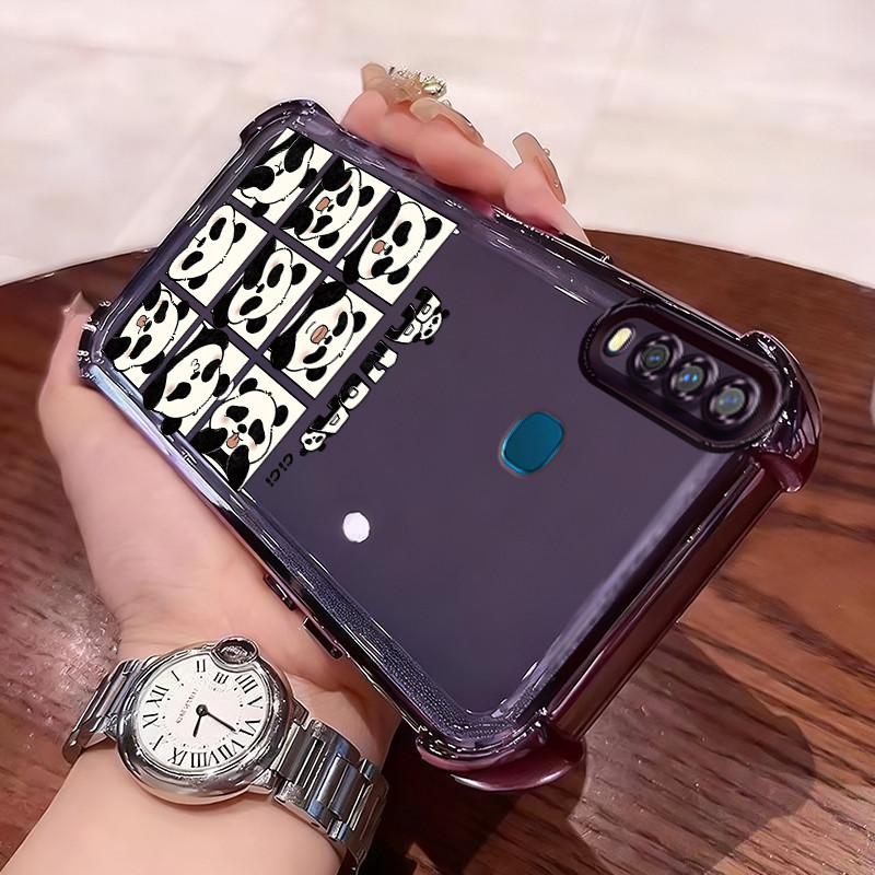 Casing Hp Untuk VIVO Y17 Y15 Y12 Y12i Y3 Y3s 2020 Case Casing HP Softcase Ponsel Soft Shell dengan E