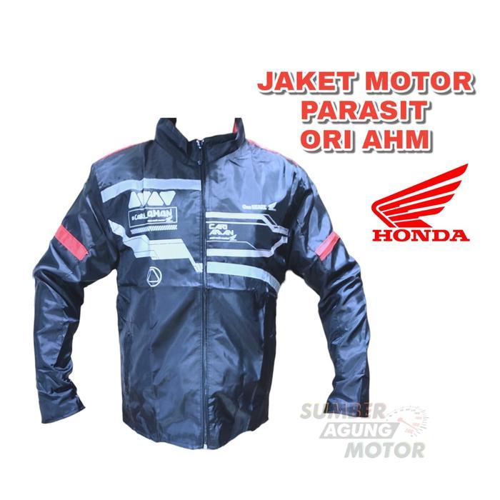 JAKET JAKCET PARASIT MOTOR ONE HEART HONDA CARI AMAN ORI AHM