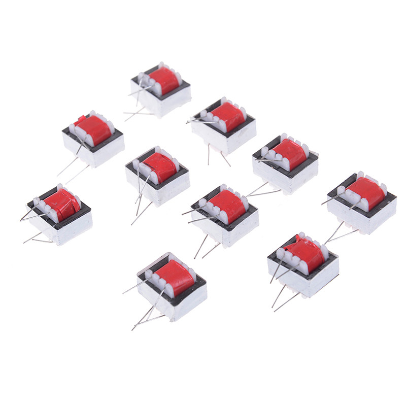 10Pcs High Qulity Double-Wire Winding Audio Transformers 600:600 Ohm Europe 1:1 Ei14 Isolation