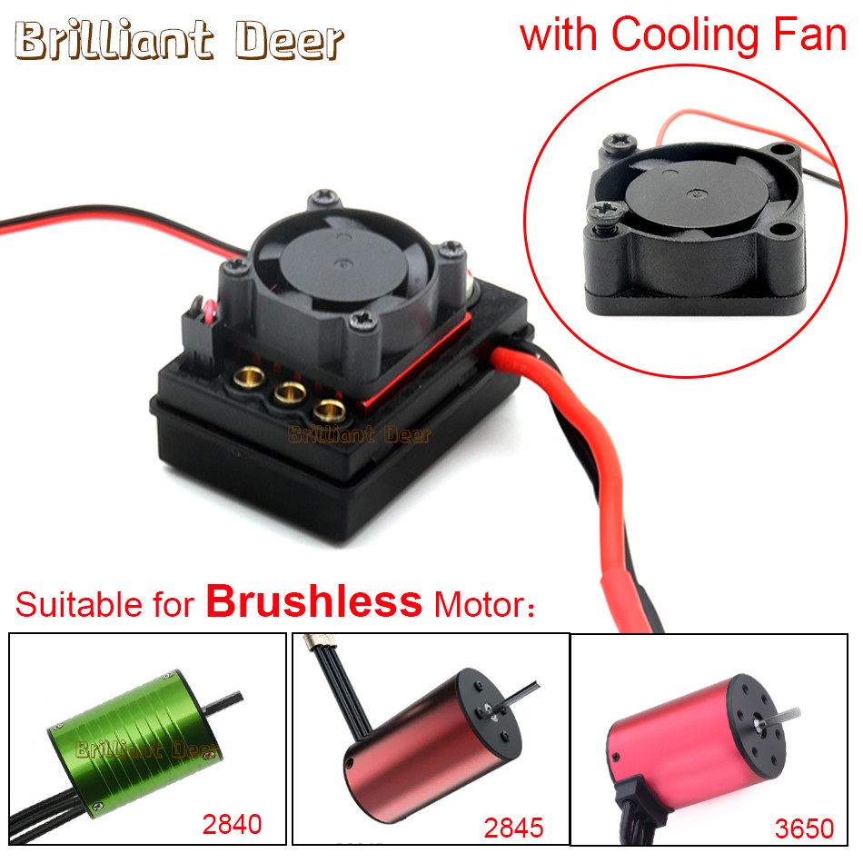 45A 6V/3A Waterproof Esc With T Plug Upgrade Parts For Brushless Motor Scy 16101 Pro 16102 Pro Mjx