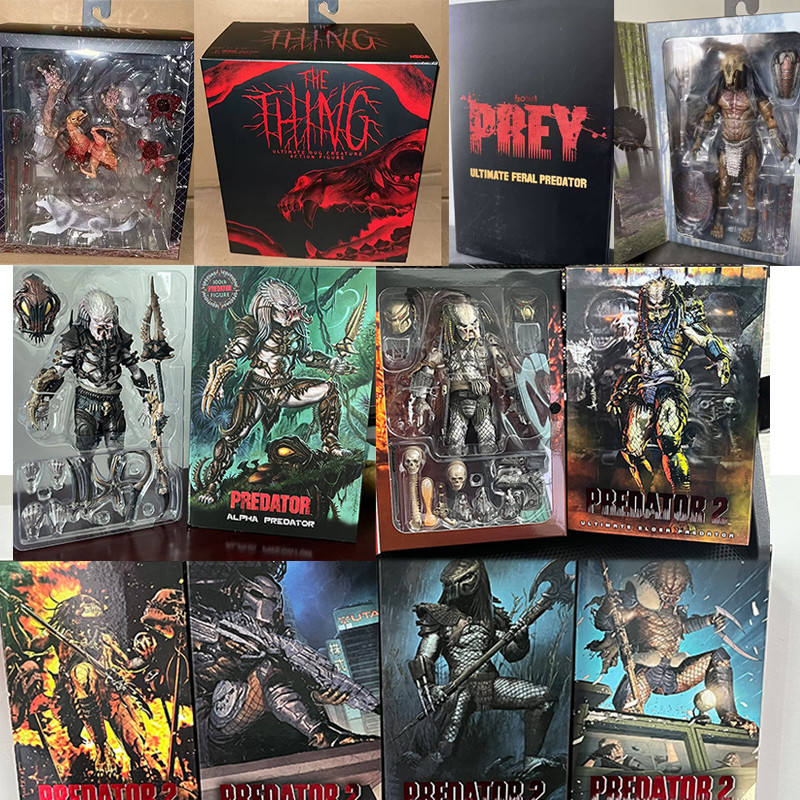 Neca Predator Prey Feral Shaman Scout Warrior Elder Ahab Lost Alien Predator The Thing Ultimate Dog