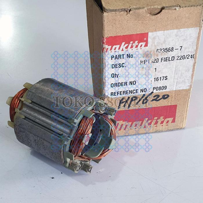 Stator Field Assembly Makita Hp1620 Hp 1620 Bor Beton Makita 633568-7