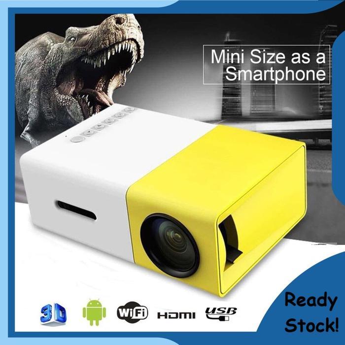 Mini Proyektor LED YG300 LCD Portable Mini Projector Theater YG300