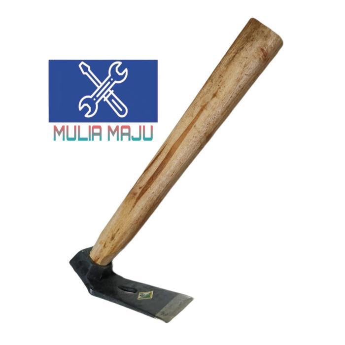 Rimbas + gagang kayu SET/petel cangkul cap ayam jago