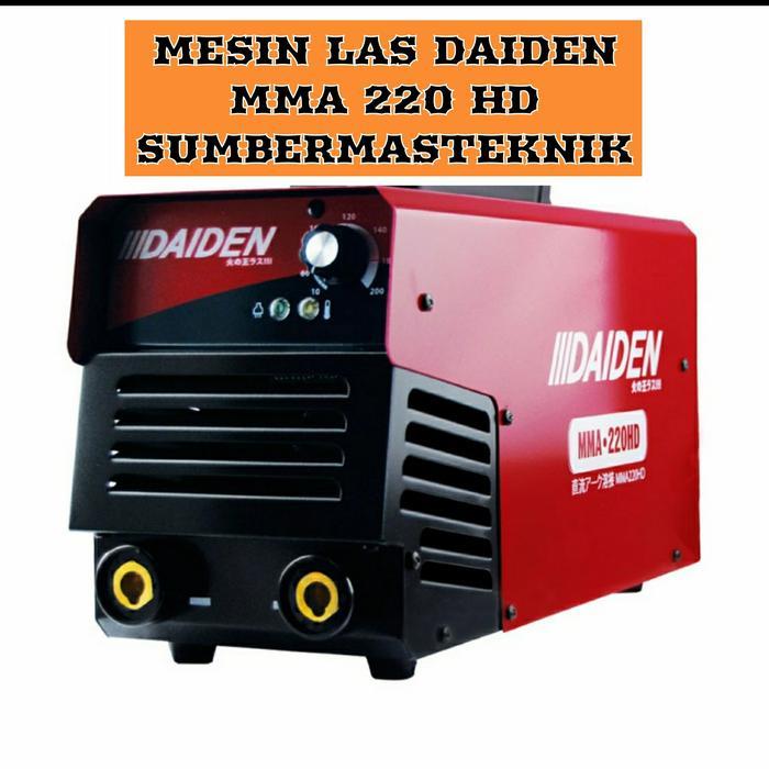 MESIN LAS DAIDEN MMA 220 HD TRAVO LAS INVERTER LAS DAIDEN MMA220 HD