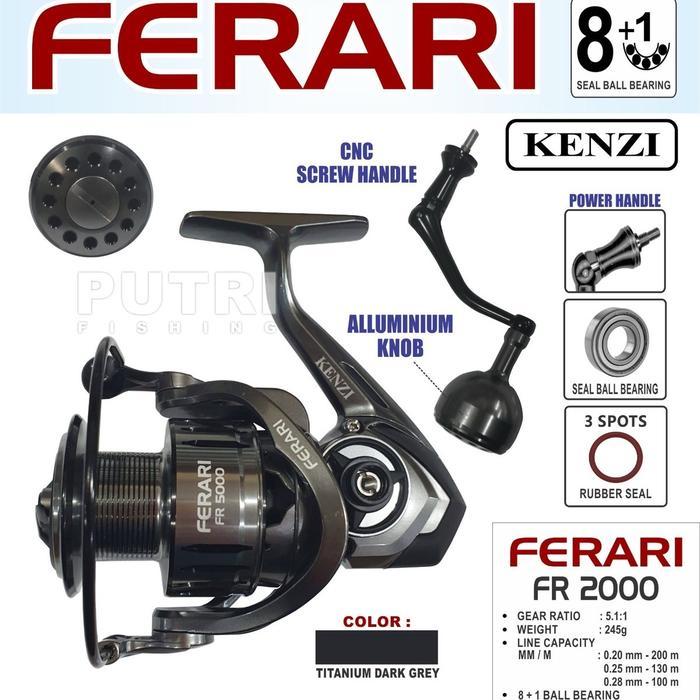 Kenzi Ferari Reel Pancing Memancing Fr Sw 1000 2000 3000 5000 6000 Terbaik