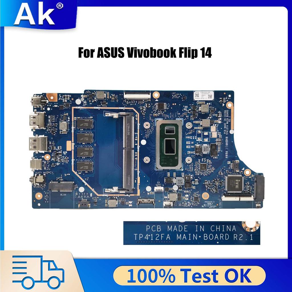 Tp412Fa Mainboard For Asus Vivobook Flip 14 Tp412 Tp412F Sf4100F Tp412Fac Laptop Motherboard I3 I5