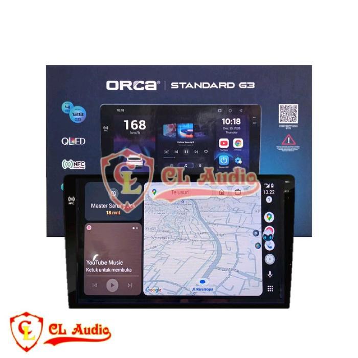 Head Unit Android Orca New Standard 9 Inch Toyota Vios 2008-2012