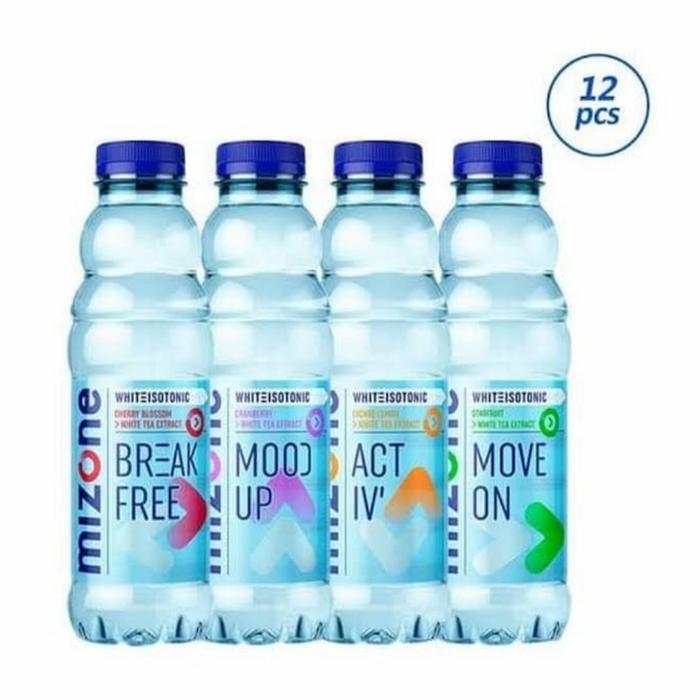 MIZONE [1 DUS Isi 12 Botol x 500ml] - Minuman Isotonik Andalan Bantu Ganti Cairan & Elektrolit Tubuh