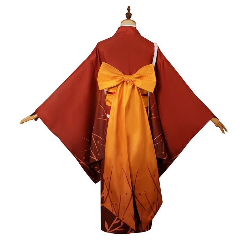 IZUMI KYOUKA COSPLAY COSTUME KIMONO HALLOWEEN PARTY SUIT FOR GIRLS WITH KYOUKA'S HEADWEAR