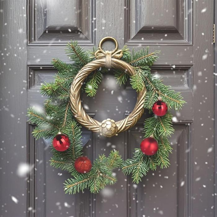 Murmer_Asix Taqtiqtuq Bola Natal Mini Plastik 4Cm Isi 12Pcs Aksesoris Hiasan Pohon Natal Ornamen