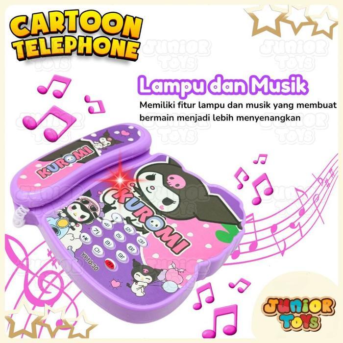 Mainan Bayi Telepon Bayi / Handphone Bayi / Edukasi Baby Musik Telepon Lucu