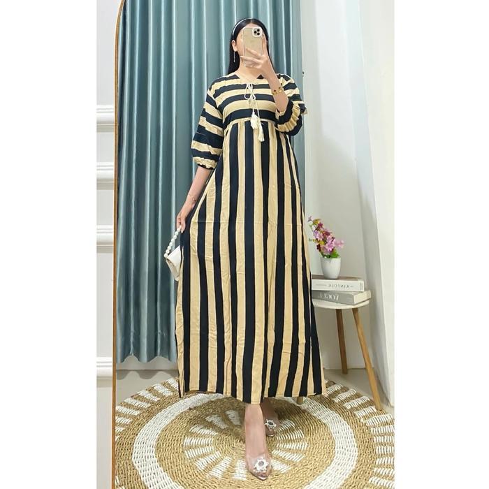 Zea Dress ABAYA Busui LD 115 CM Rayon Premium Dress TERBARU 2024 Motif SALUR Gamis Wanita Muslim