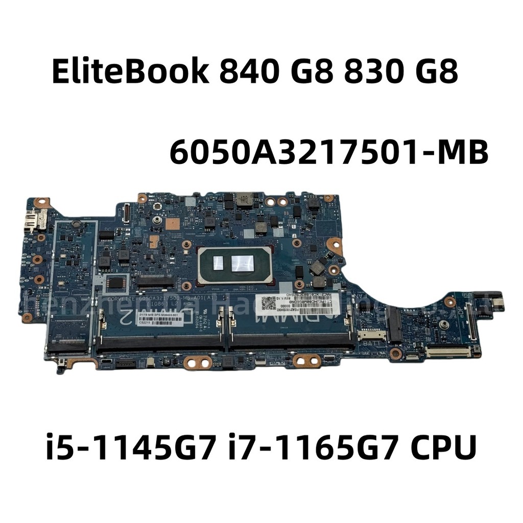 For HP EliteBook 840 G8 830 G8 Laptop Motherboard With i5-1135G7 i5-1145G7 i7-1165G7 CPU